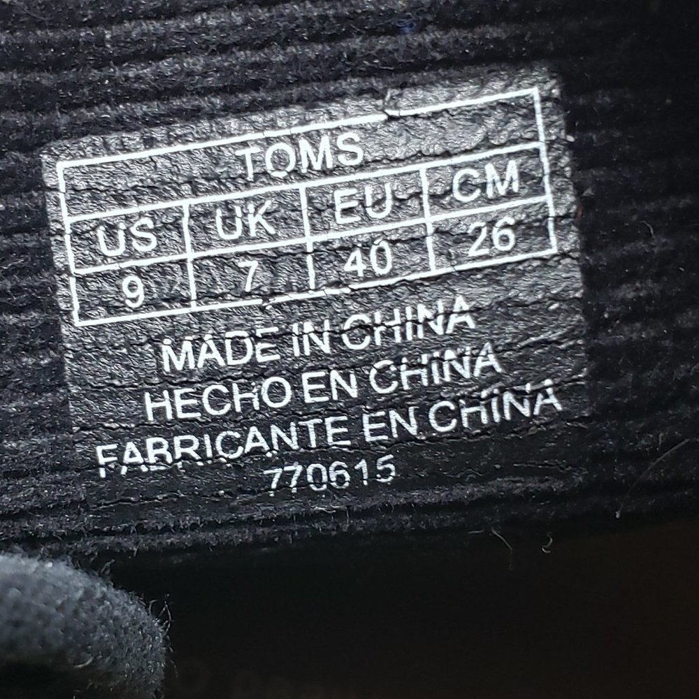 Toms Paseo High Top Black Suede Sneakers Shoes - Picture 7 of 7